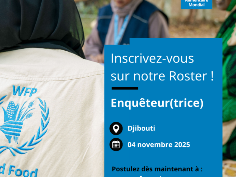 Offre d'emploi au PAM